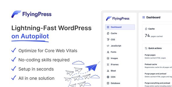 FlyingPress – Lightning-Fast WordPress on Autopilot