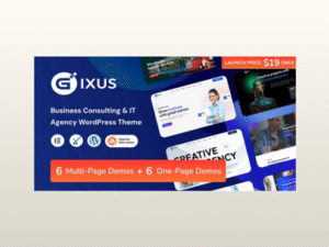 Gixus – Business Consulting & IT Agency WordPress