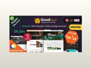 GoodSoul – Charity & Fundraising WordPress Theme
