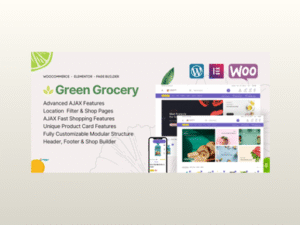 Green Grocery – Grocery Store Organic Food WordPress Theme