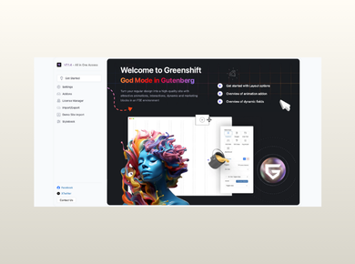 GreenShift All in One + Addons – Animation Builder Plugin