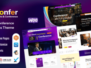 Konfer – Conference and Event WordPress Theme