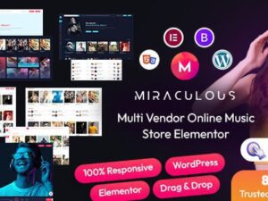 Miraculous – Multi Vendor Online Music Store Elementor WordPress Theme