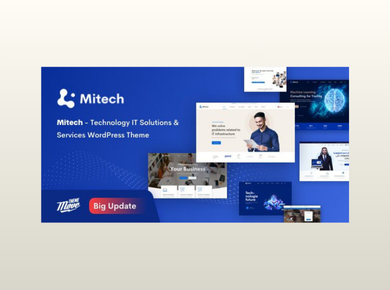 Mitech – Technology IT Solutions & Services WordPress Theme