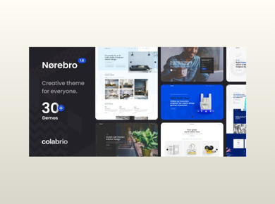 Norebro – Creative Portfolio Theme for Multipurpose Usage
