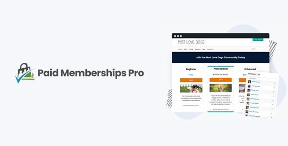 Paid Memberships Pro + Addons – Membership Plugin and Subscriptions Platform for WordPress