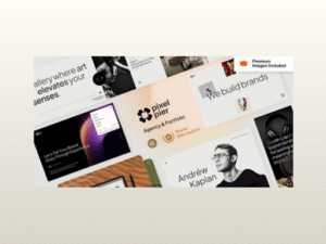 Pixelpiernyc – Portfolio Creative Agency Freelancer WordPress Theme