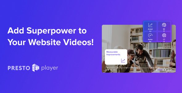 Presto Player Pro – WordPress Video Player Plugin