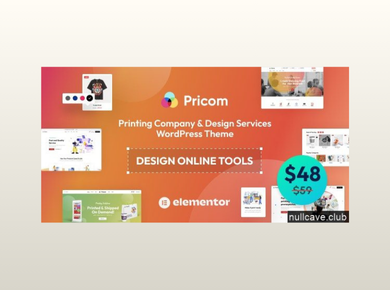 Pricom – Printing Company & Design Services WordPress theme