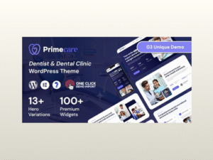 Primecare – Dentist WordPress Theme