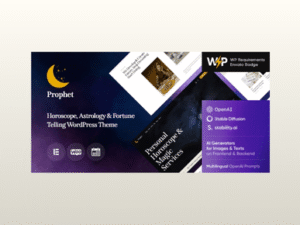 Prophet – Horoscope, Astrology & Fortune Telling WordPress Theme