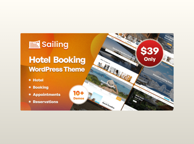 Sailing – Hotel WordPress Theme