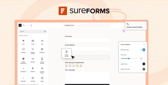 SureForms Pro – AI Drag & Drop Form Builder for WordPress