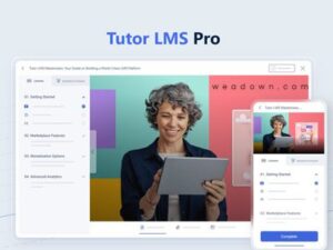 Tutor LMS Pro + Certificate + Payments – Most Powerful WordPress LMS Plugin 3.9.3 + 1.3.0