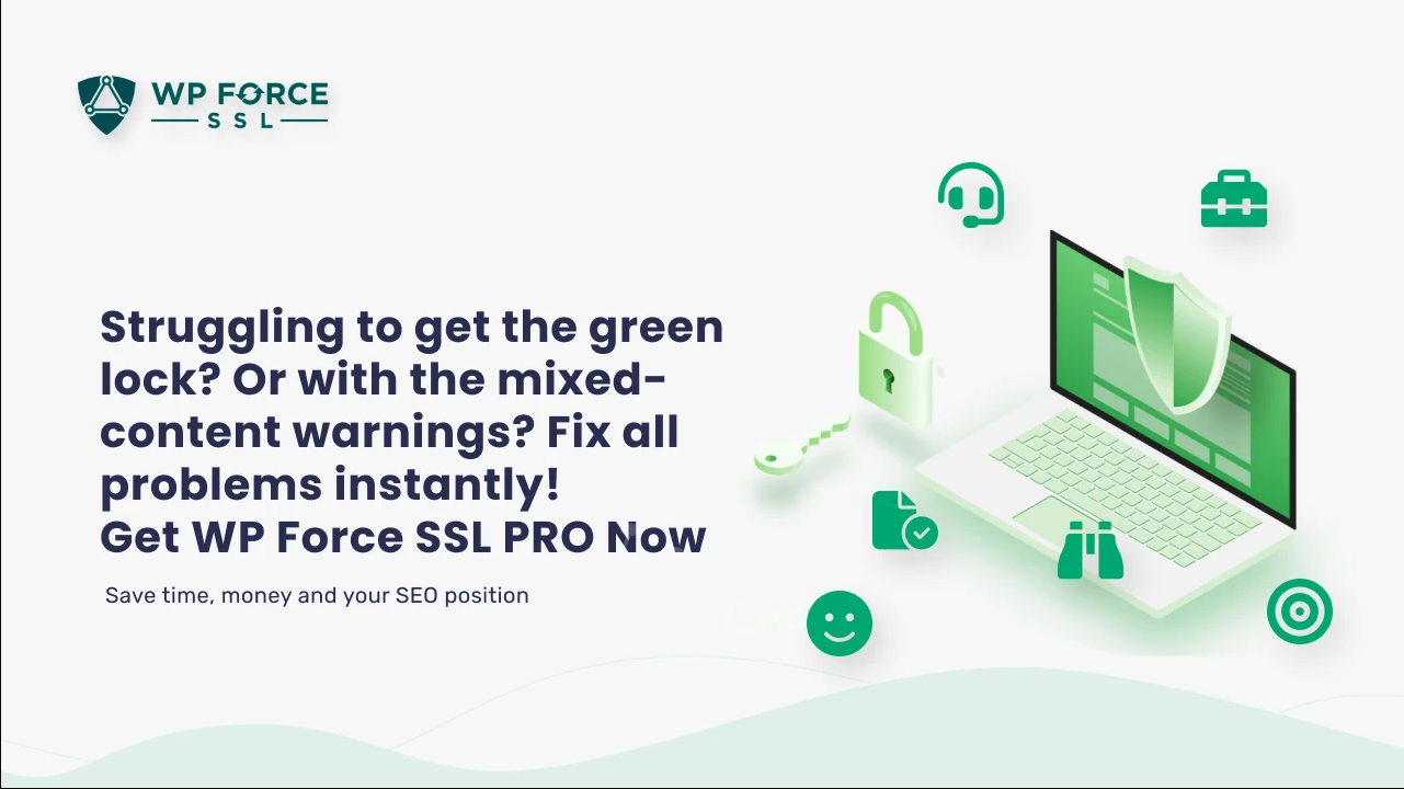 WP Force SSL Pro – Fix SSL on any WordPress site