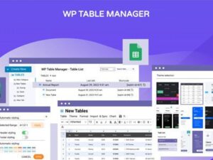WP Table Manager – WordPress Table Editor Plugin 4.2.0