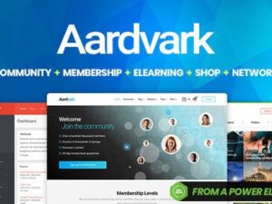 Aardvark – Community, Membership, BuddyPress Theme
