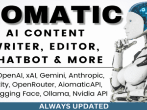 AIomatic – AI Content Writer, Editor, ChatBot & AI Toolkit