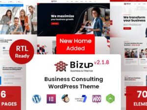 Bizup – Business Consulting WordPress Theme
