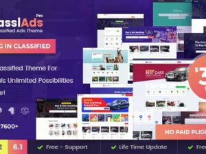 Classiads – Classified Ads WordPress Theme
