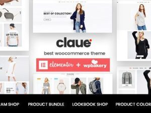 Claue – Clean, Minimal Elementor WooCommerce Theme