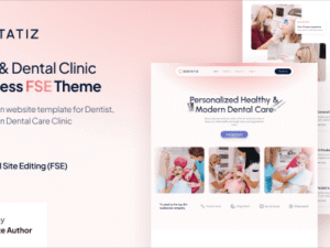Dentatiz – Dentist & Dental Care Clinic FSE WordPress Theme