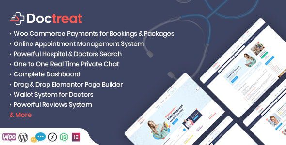 Doctreat – Hospitals and Doctors Directory WordPress Listing Theme