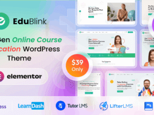 EduBlink – Education & Online Course WordPress Theme
