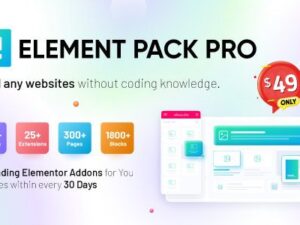 Element Pack Pro - Addon for Elementor Page BuilderWordPress Plugin