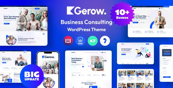 Gerow – Business Consulting WordPress Theme