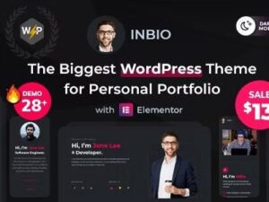 InBio – Personal Portfolio WordPress Theme