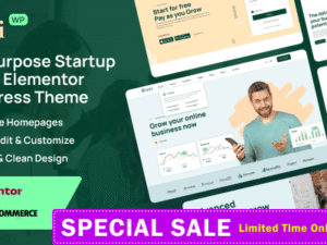iori – Multipurpose Startup & SaaS Software Technology Elementor WordPress Theme