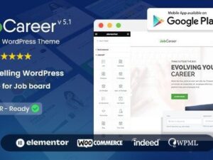 JobCareer – Job Board Responsive WordPress Theme
