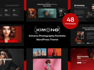 Kimono – Photography Portfolio WordPress Theme