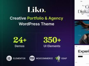 Liko – Creative Agency & Portfolio WordPress Theme