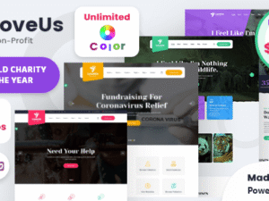 Loveus – NonProfit Charity WordPress Theme