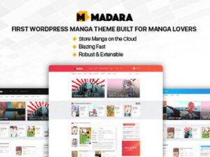 Madara – Responsive and modern WordPress theme for manga sites