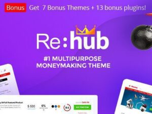 REHub - Price Comparison, Multi Vendor Marketplace Wordpress 19.9.9.2 