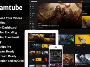 StreamTube – Video Streaming WordPress Theme