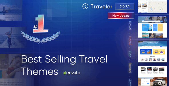 Traveler – Travel Booking WordPress Theme 3.2.6