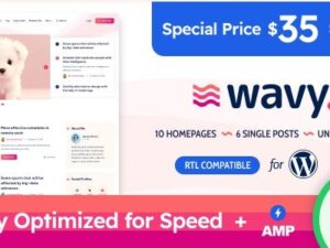 Wavy – Modern & Lightweight Blog for WordPress