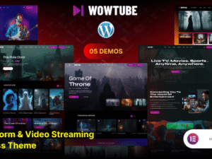 WowTube – OTT Platform & Video Streaming WordPress Theme