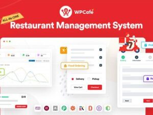 WP Cafe – Restaurant Reservation, Food Menu & Food Ordering for WooCommerce