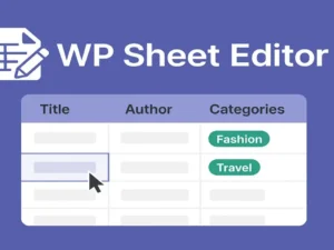 WP Sheet Editor Premium + Addons
