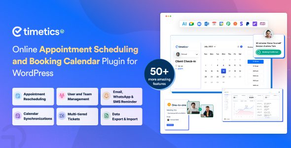 WP Timetics – Appointment Booking WordPress Plugin
