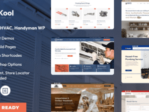 Air Kool – Conditioning HVAC, Handyman WordPress 1.1.0