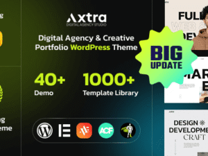 Axtra – Digital Agency Creative Portfolio Theme 3.0.3