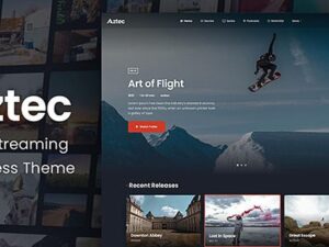 Aztec – Video Streaming & Membership WordPress Theme 4.2