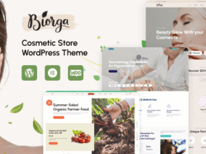 Biorga – Elementor Beauty Cosmetics Shop WordPress Theme 1.0.5