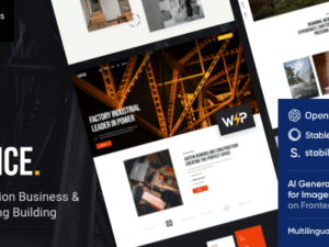 Edifice – Construction & Building Architecture WordPress Theme 1.8